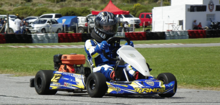 Lucas Tomasi: el sueño de romper barreras desde un kart